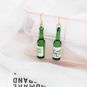 Soju Bottle Earrings